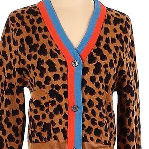 Madewell X Kule Leopard Sinclair Crop 